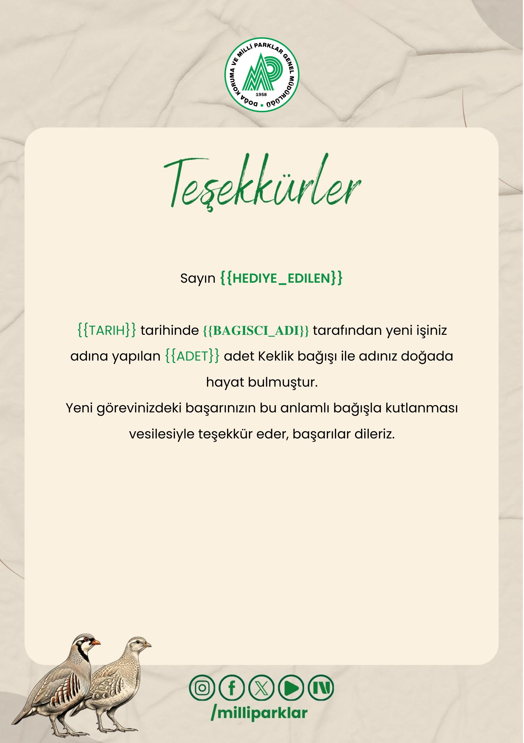 İş Tebriği - Keklik